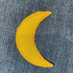 Crescent moon sew on patch 🌙